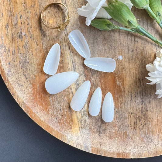 Pre-Shaped Almond Soft Gel Nail Tips - Natural Nail Extension