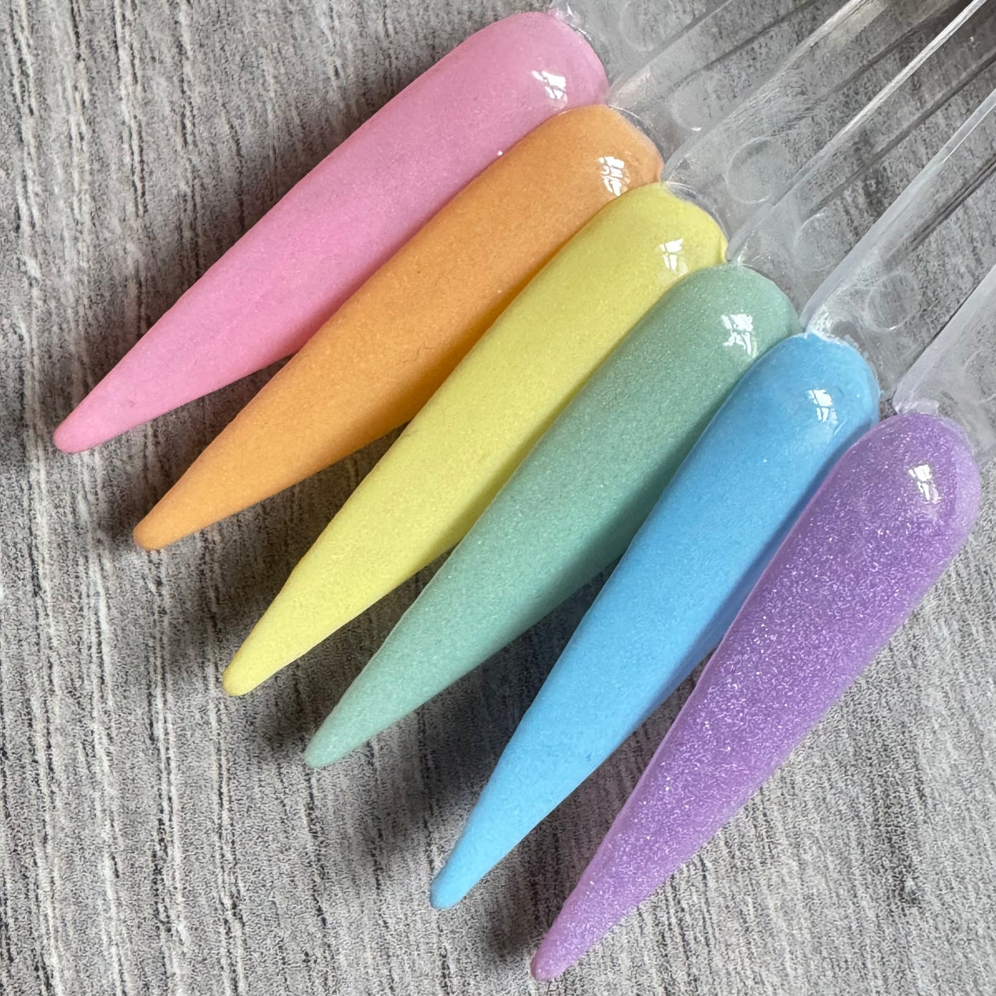 pastel dip powder colours collection set