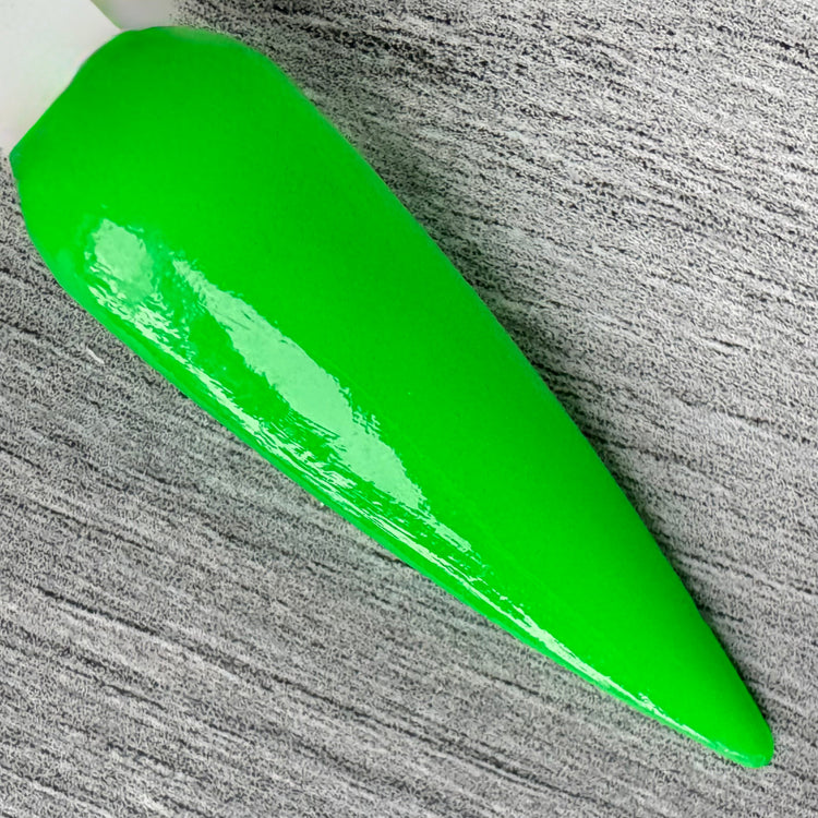 Green dip powder nails in sage and forest green shades