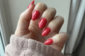 Red dip powder for Valentines nails
