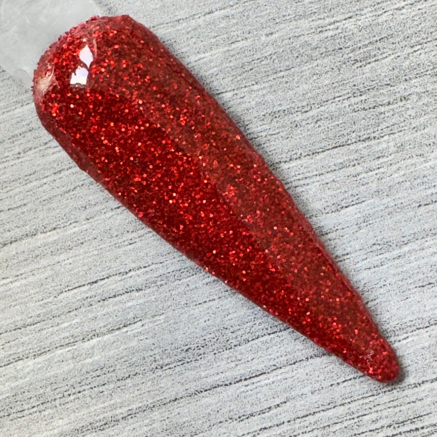 Red dip powder for Valentines nails