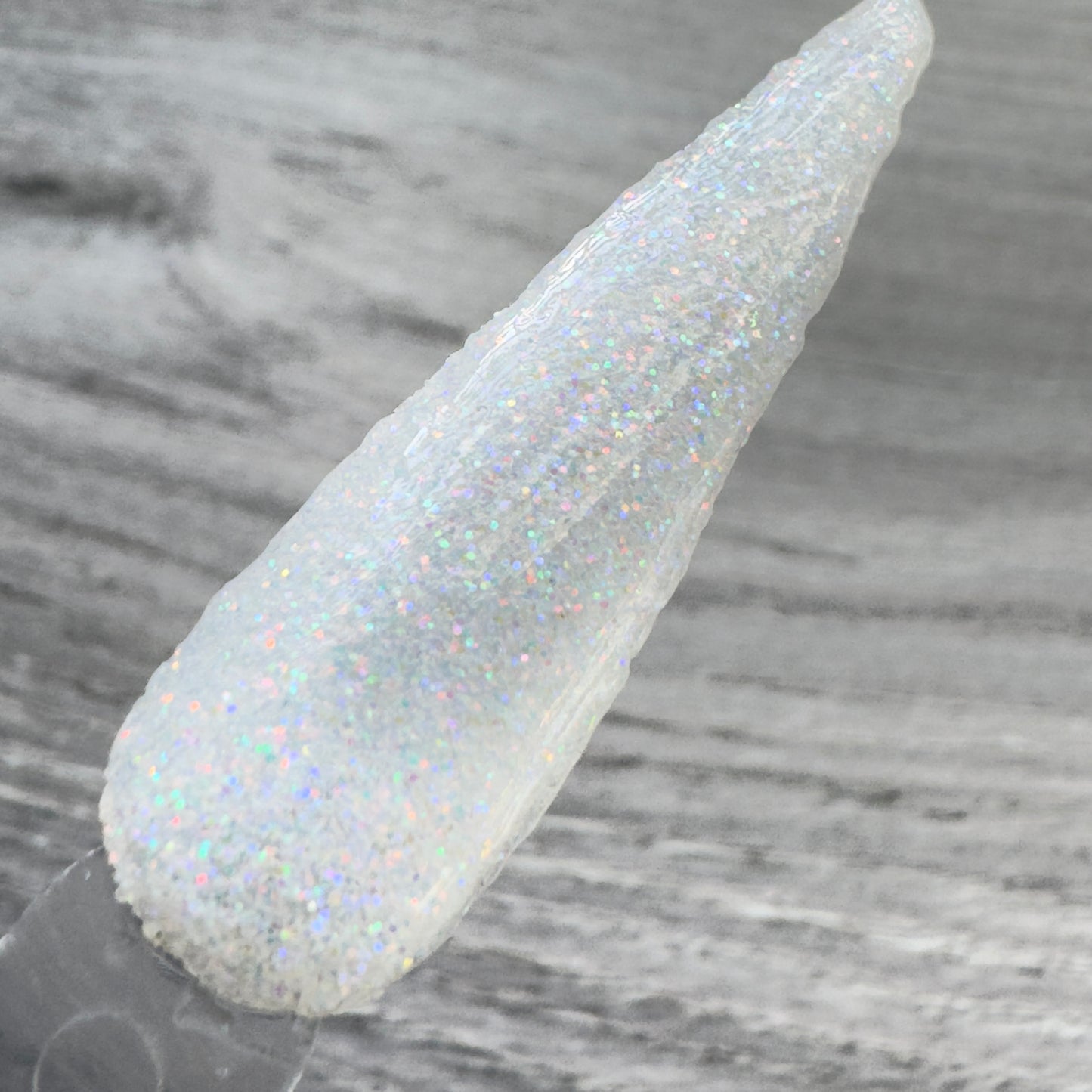Opaline - Iridescent White Glitter Nail Dip Powder