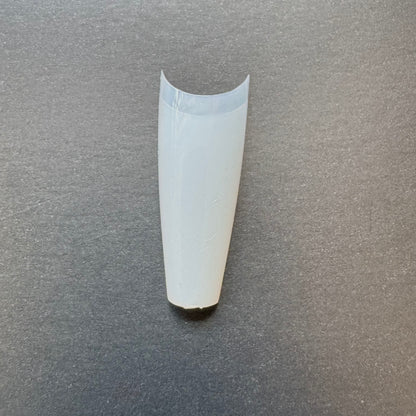 Pre-Etched Coffin Half Cover Nail Tips – Natural Nail Extension