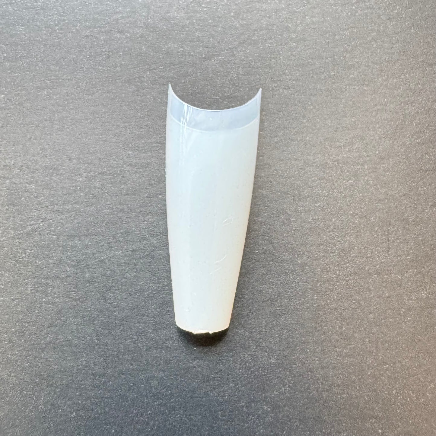 Pre-Etched Coffin Half Cover Nail Tips – Natural Nail Extension