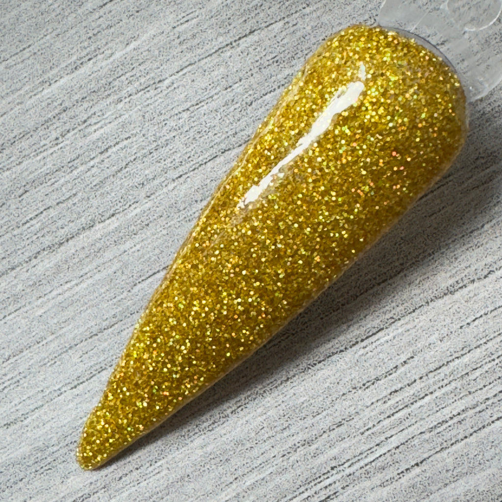 Golden Ember - Gold Glitter Nail Dip Powder