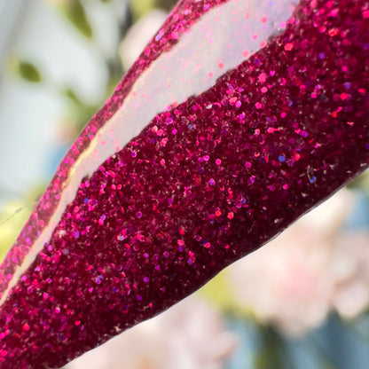 Rosette - Romantic Pink Glitter Nail Dip Powder