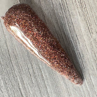 Bronzed Glow - Bronze Glitter Nail Dip Powder UK