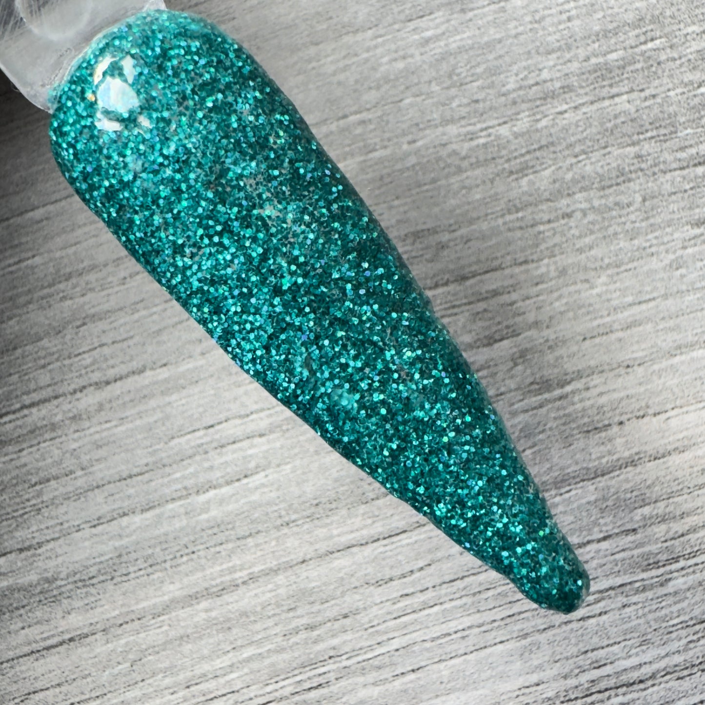 Seafoam – Teal Green Glitter Nail Dip Powder UK