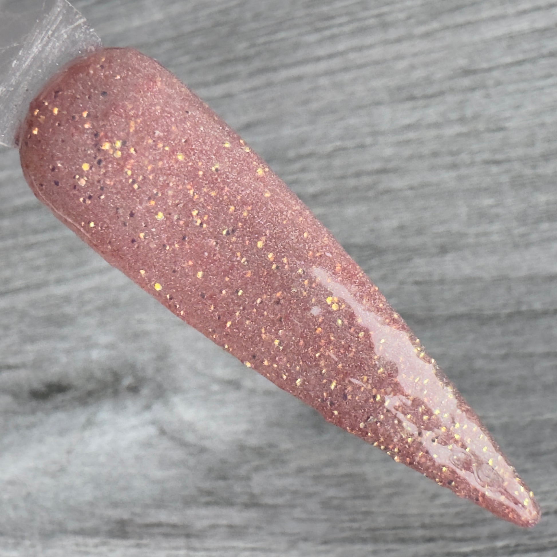 Rosewood Glow | Rose Gold Glitter Dip Powder