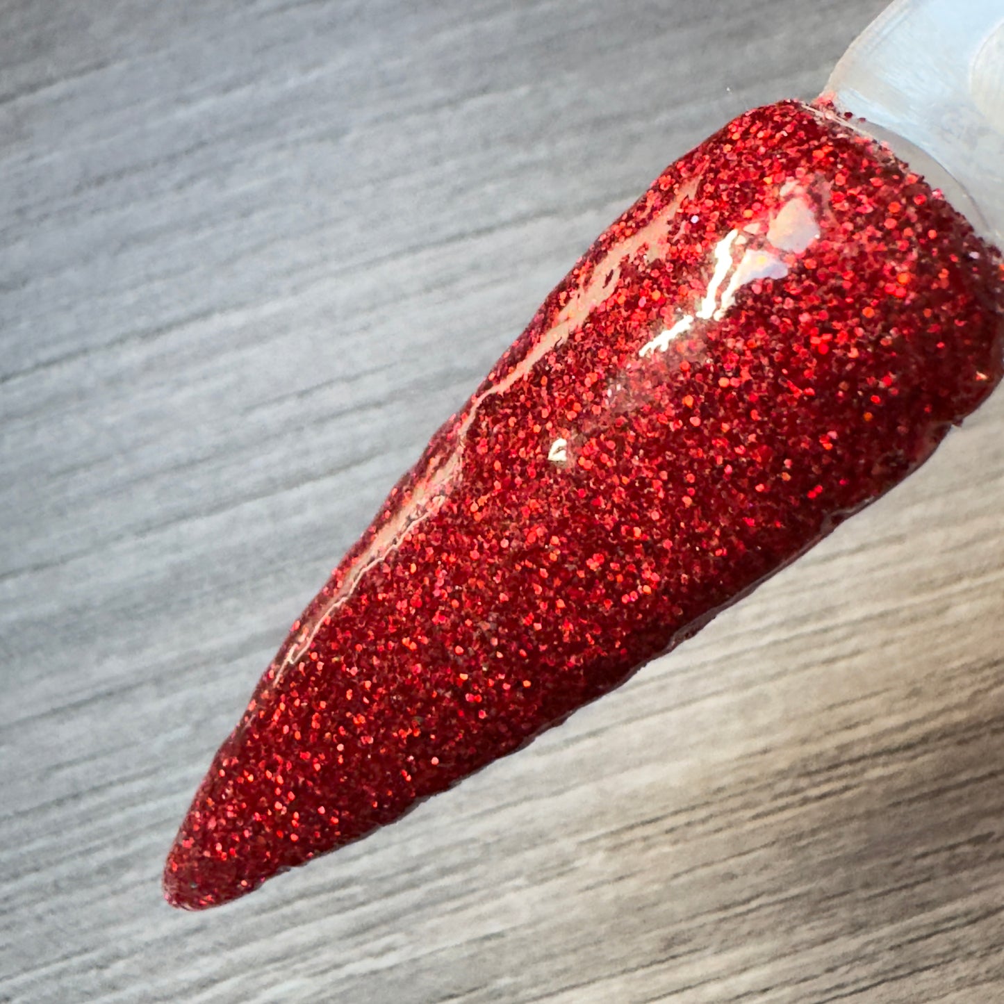 Ruby Noir – Deep Red Glitter Nail Dip Powder