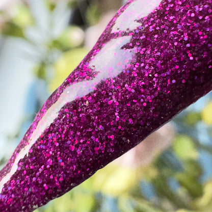 Veloura – Purple Glitter Nail Dip Powder