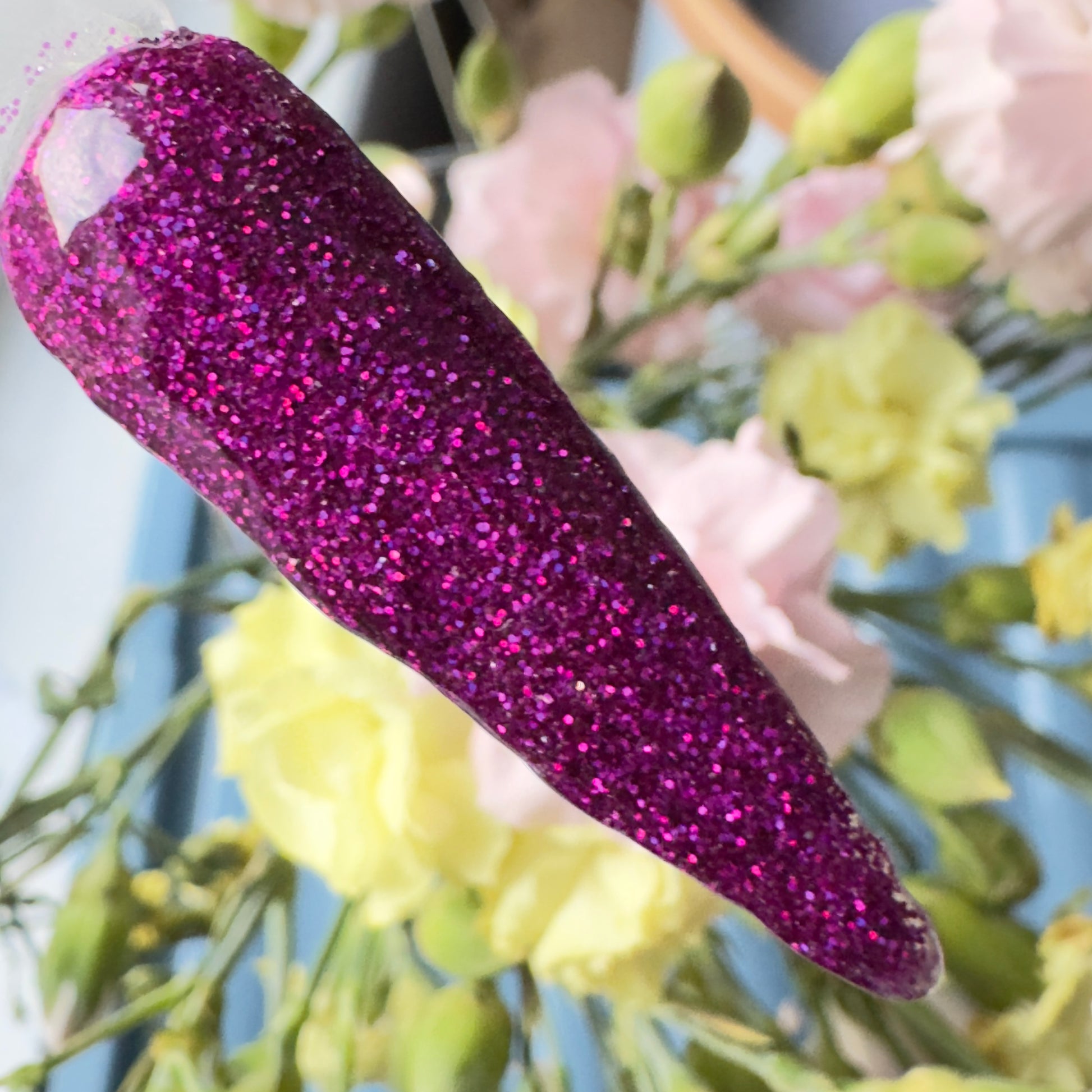 Veloura – Purple Glitter Nail Dip Powder