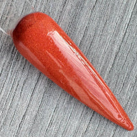 Amber Leaves – Shimmering Copper Autumn Nail Dip Powder