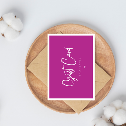 Leveraux Gift Card | Nail Care Gift Card – Christmas Gift Ideas for Nail Clients, Nail Techs & Beauty Lovers