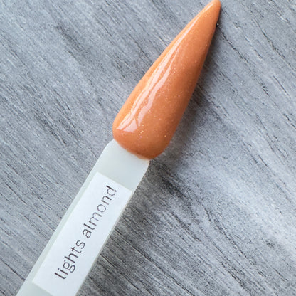 Lights Almond - Glitter Dip Powder