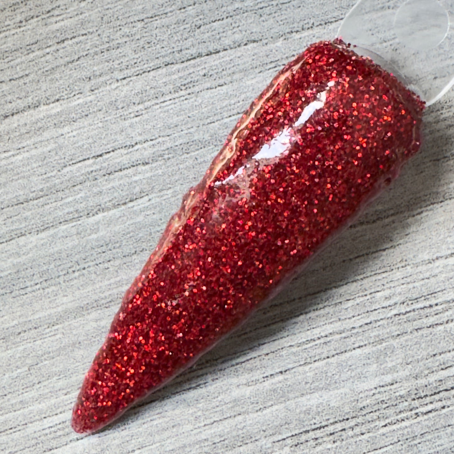 Ruby Noir – Deep Red Glitter Nail Dip Powder