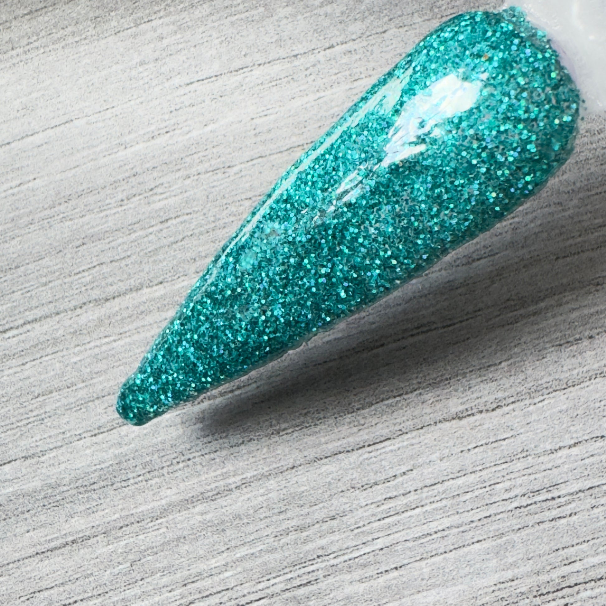 Seafoam – Teal Green Glitter Nail Dip Powder UK