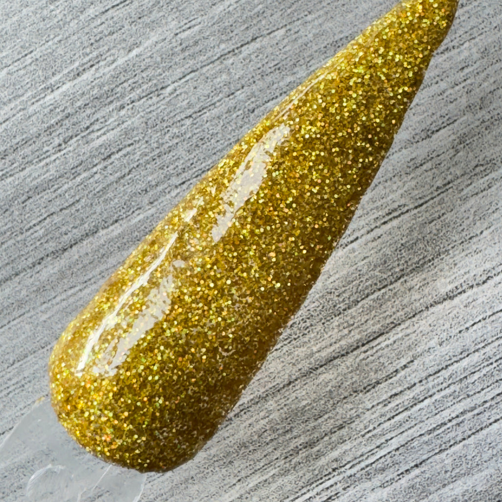Golden Ember - Gold Glitter Nail Dip Powder