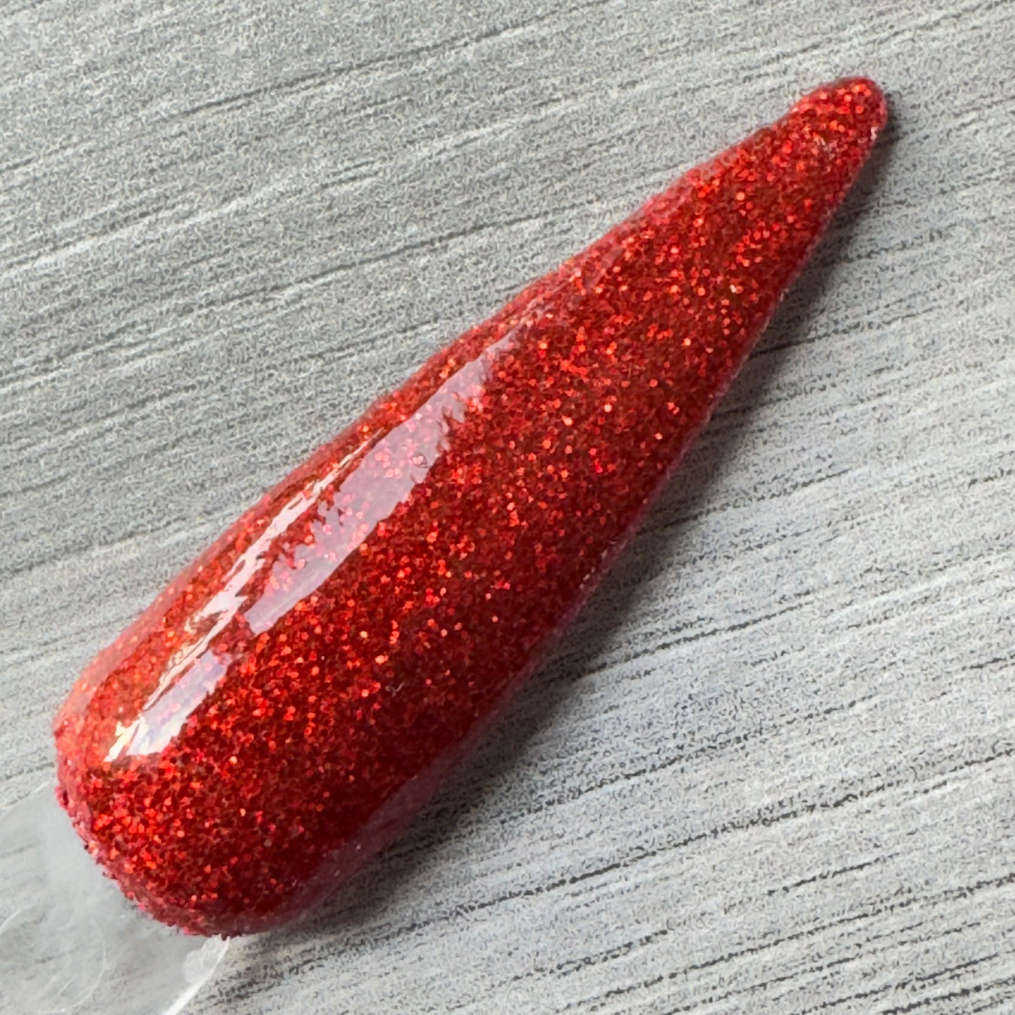 Crimson Kiss – Red Glitter Nail Dip Powder
