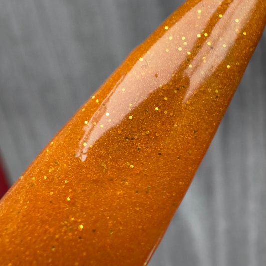 Pumpkin Glow -  Bright Orange Autumn Nail Dip Powder