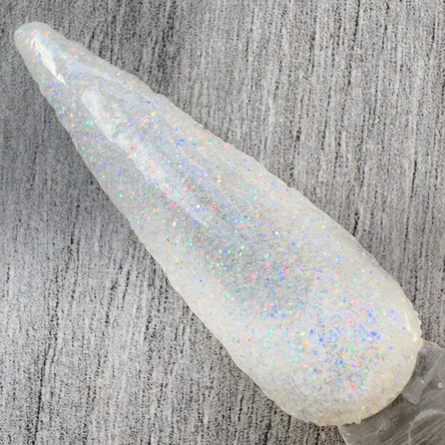 Opaline - Iridescent White Glitter Nail Dip Powder