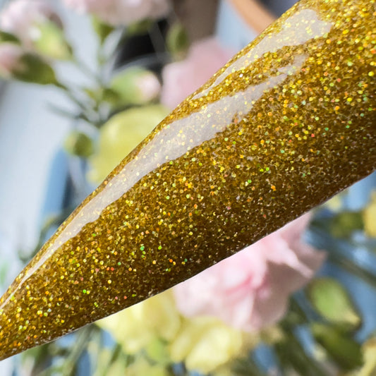 Golden Ember - Gold Glitter Nail Dip Powder