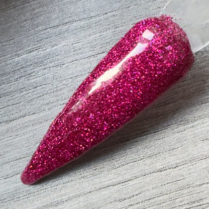 Rosette - Romantic Pink Glitter Nail Dip Powder