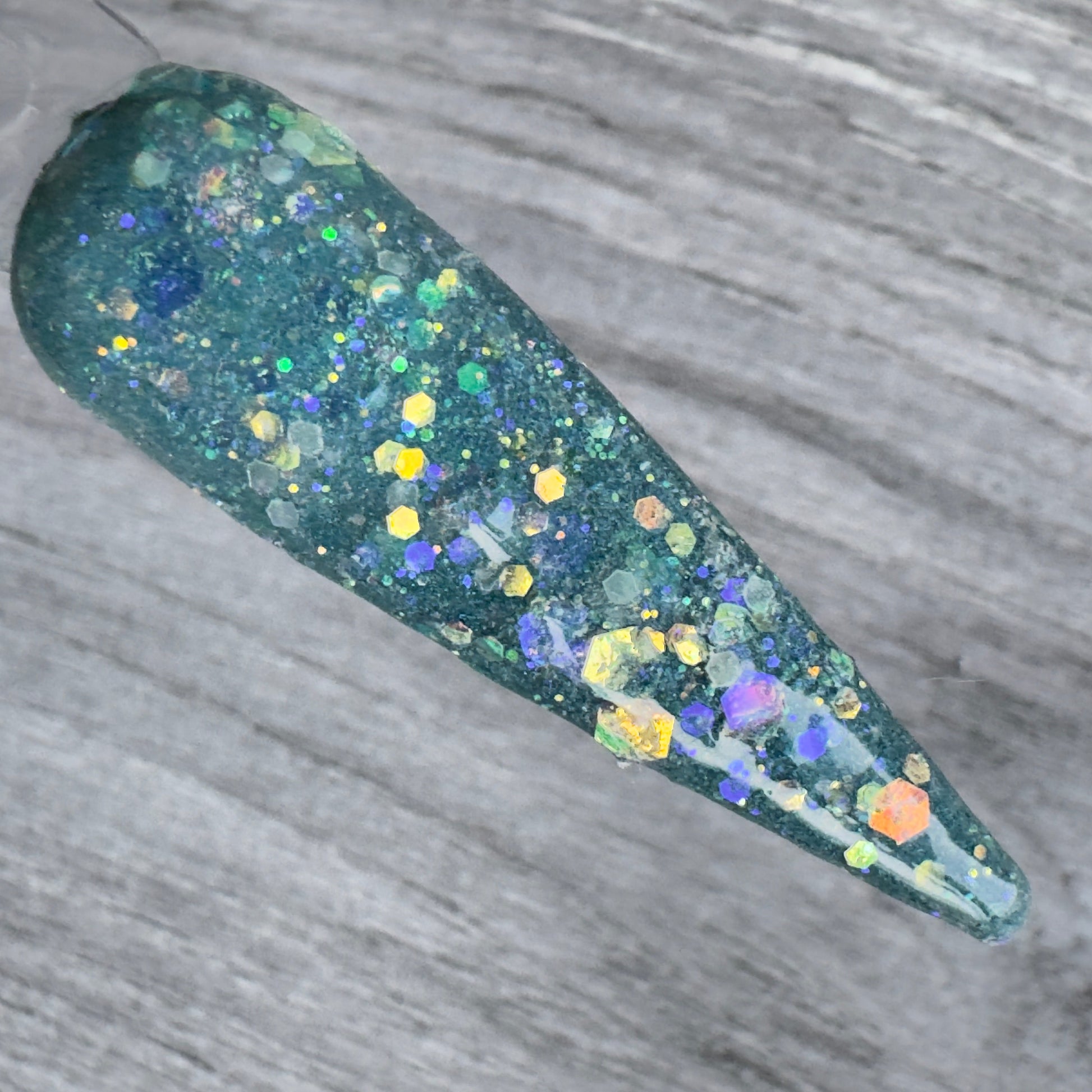 Enchanted Forest Glow UV Glitter Dip Powder