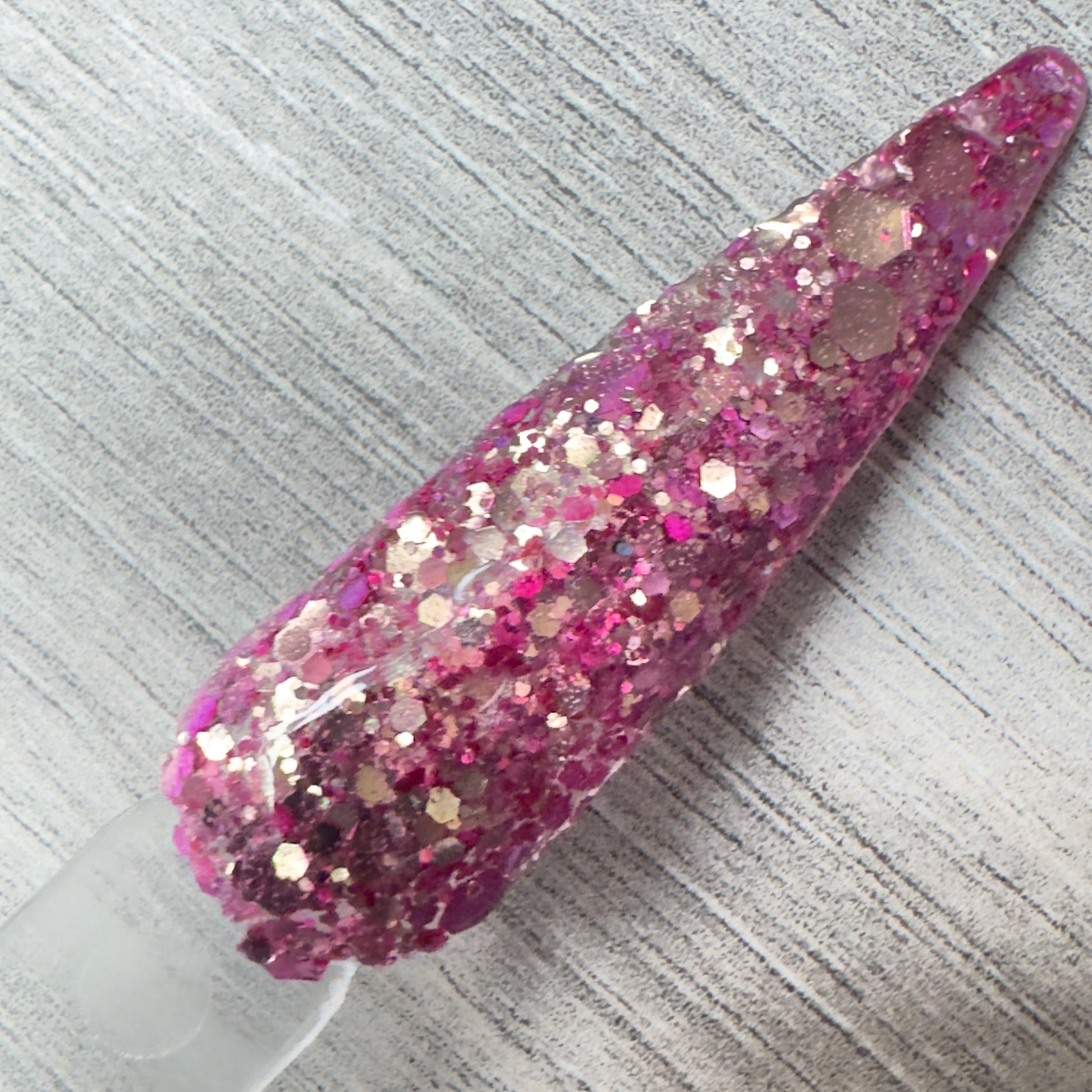 Midnight Rose - Pink Glitter Dip Powder