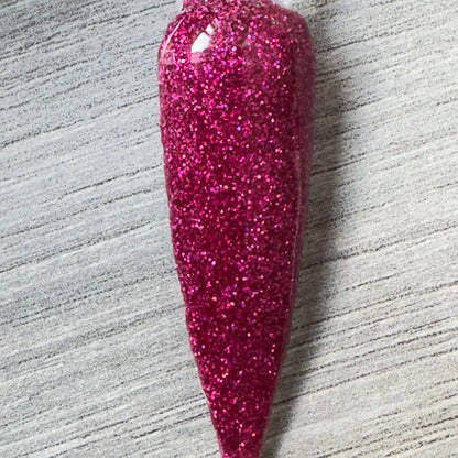 Rosette - Romantic Pink Glitter Nail Dip Powder