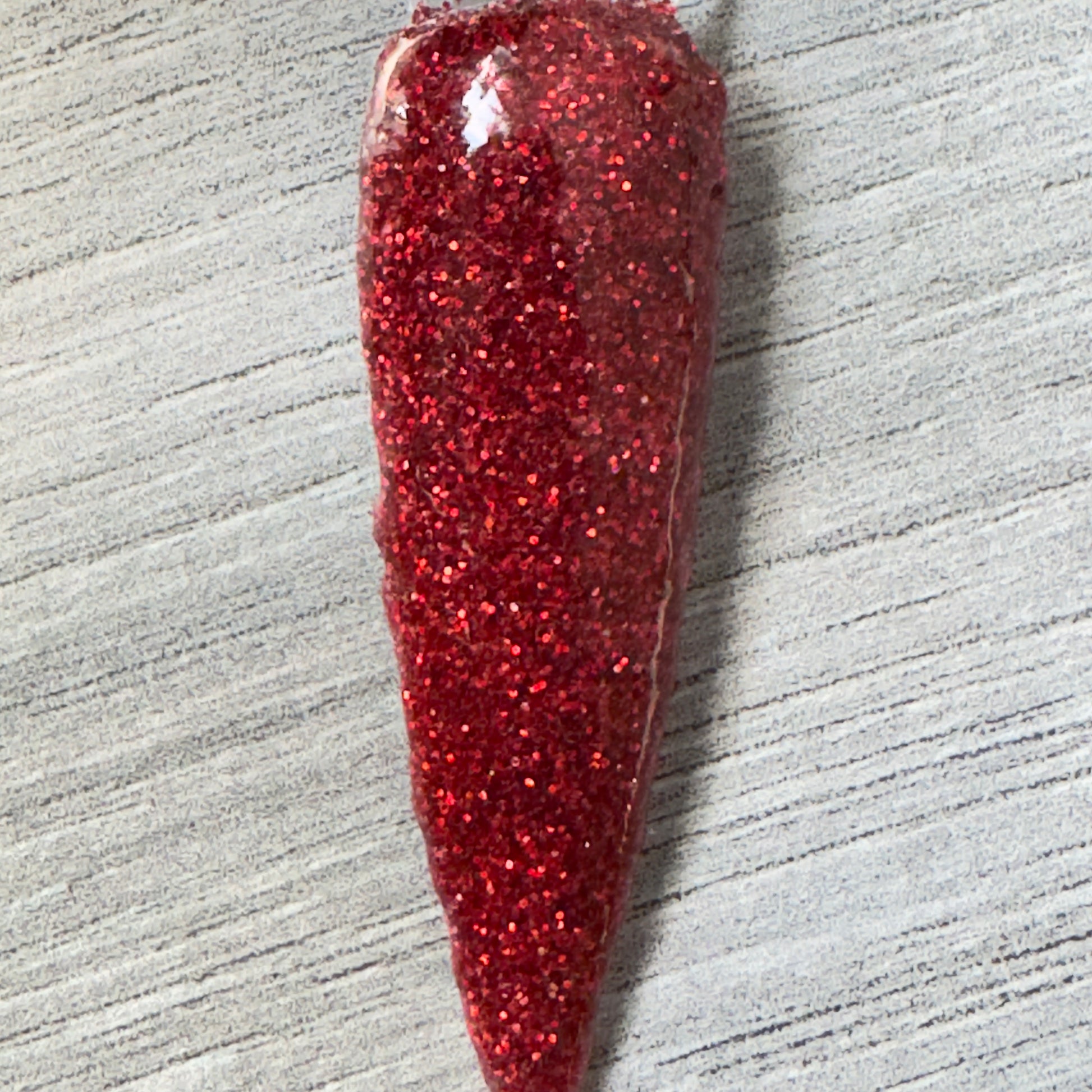 Ruby Noir – Deep Red Glitter Nail Dip Powder
