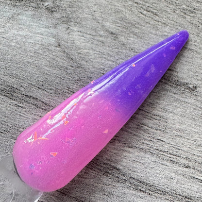 Purple to Pink Thermal Dip Powder