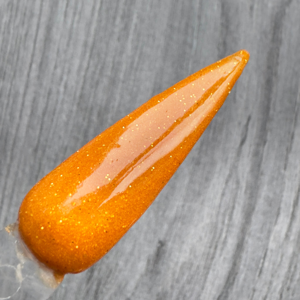 Pumpkin Glow -  Bright Orange Autumn Nail Dip Powder