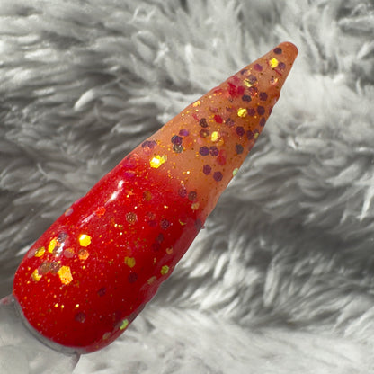 Fiery Blood Moon - Thermal Dip Powder