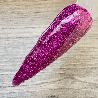 Veloura – Purple Glitter Nail Dip Powder