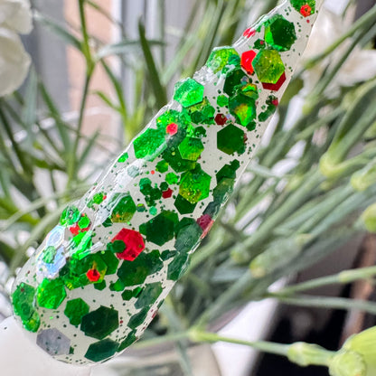 Sleigh My Name - Emerald Green Glitter Dip Powder