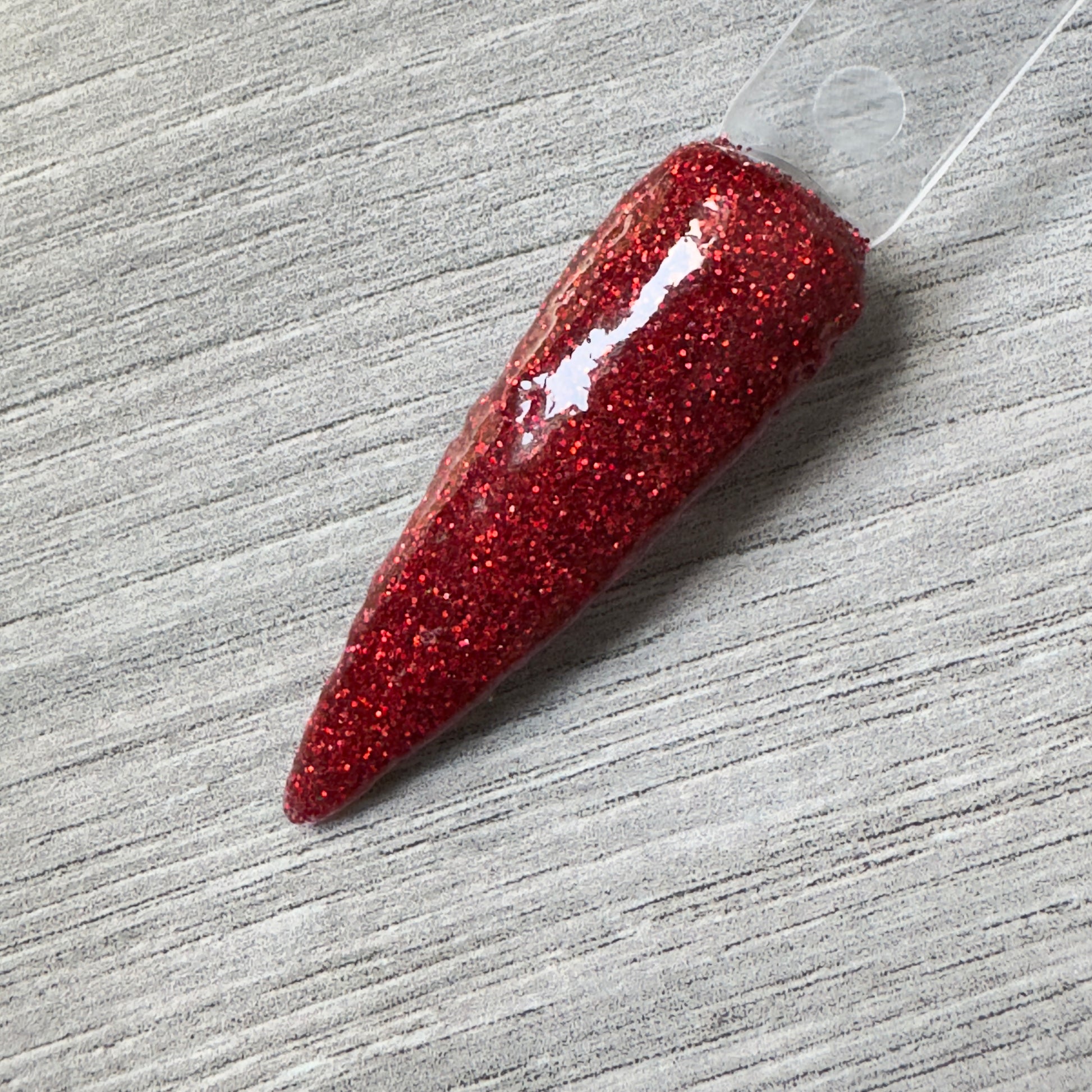 Ruby Noir – Deep Red Glitter Nail Dip Powder