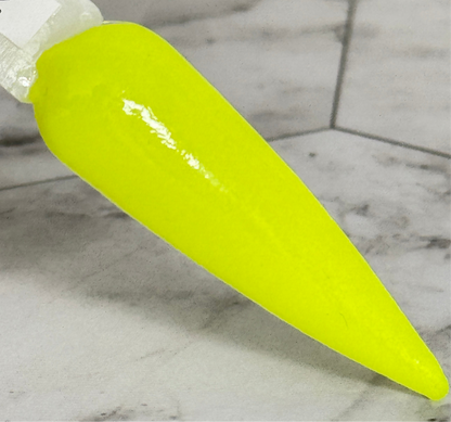 Electric Lime Glow in the Dark Dip Powder