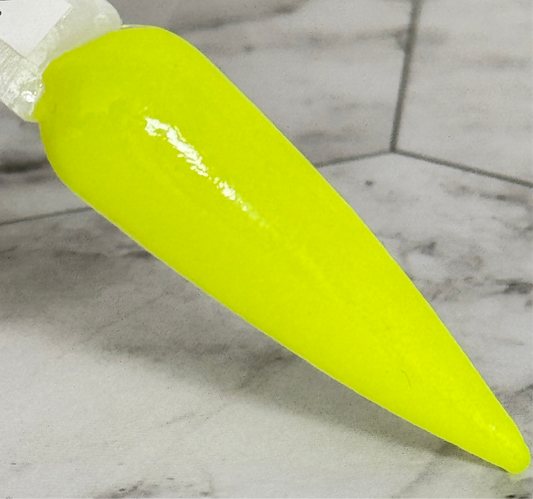 Electric Lime – Neon Green Glow in the Dark Nail Dip Powder
