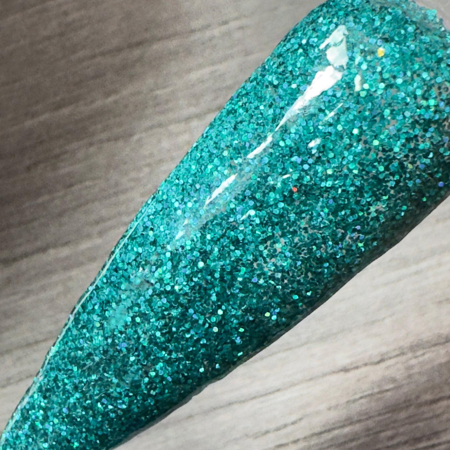 Seafoam – Teal Green Glitter Nail Dip Powder UK