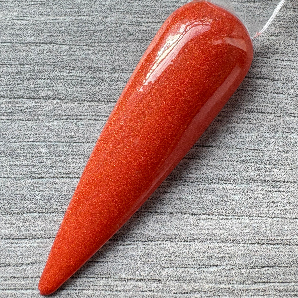 Amber Leaves – Shimmering Copper Autumn Nail Dip Powder