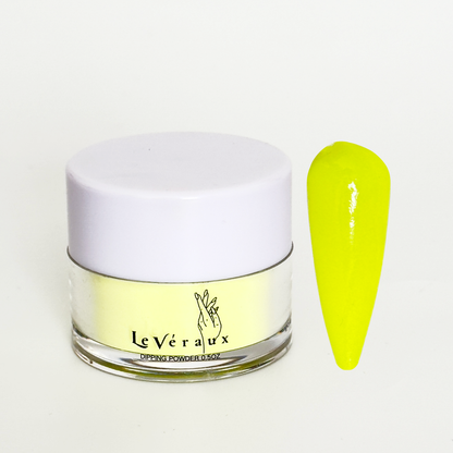 Electric Lime Glow in the Dark Dip Powder