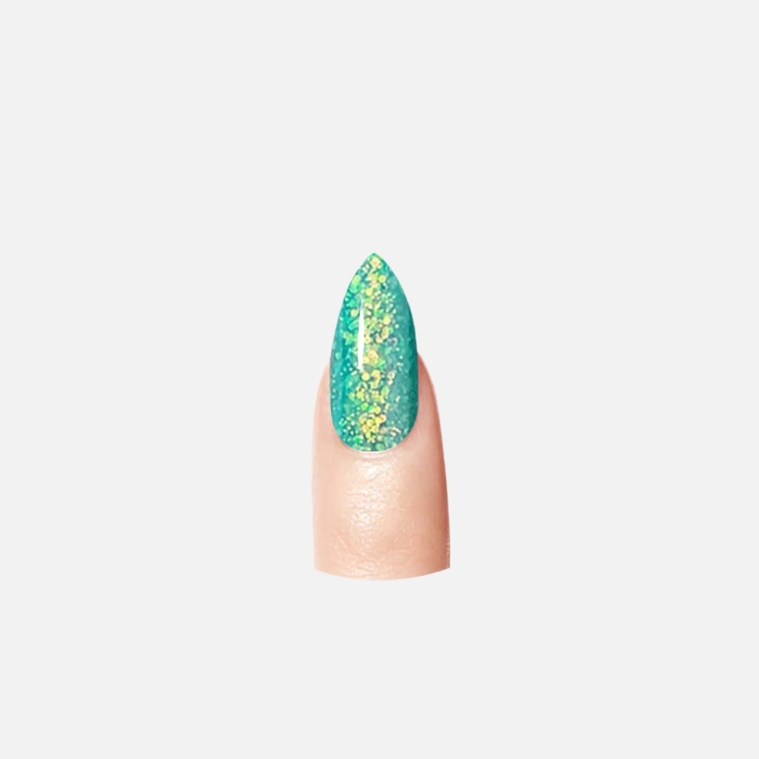 Green Apple dipping powder – bright green with shimmer finish for fresh, vibrant nails