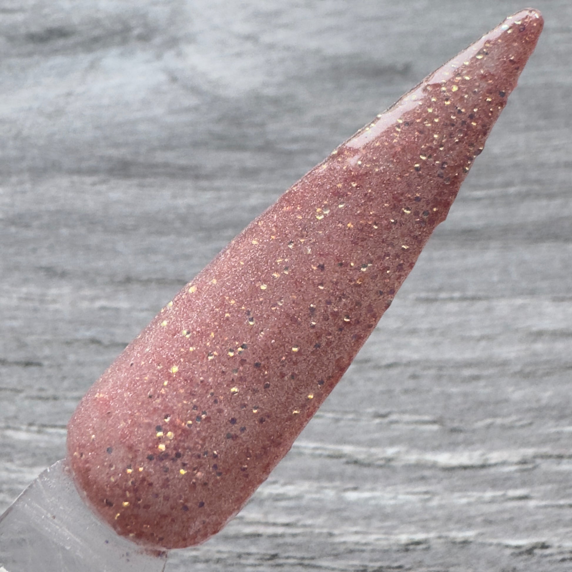 Rosewood Glow | Rose Gold Glitter Dip Powder