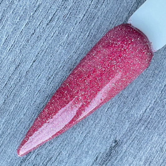 Crimson Kiss – Glitter Dip Powder