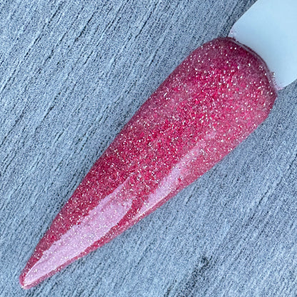 Crimson Kiss – Glitter Dip Powder