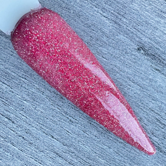 Crimson Kiss – Glitter Dip Powder