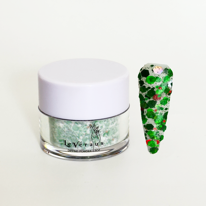 Sleigh My Name - Emerald Green Glitter Dip Powder