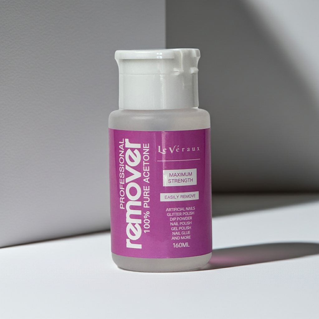 100 % reiner Aceton Nagellackentferner – Professionelle Stärke für Dip Powder, Gel & Acryl (160 ml)