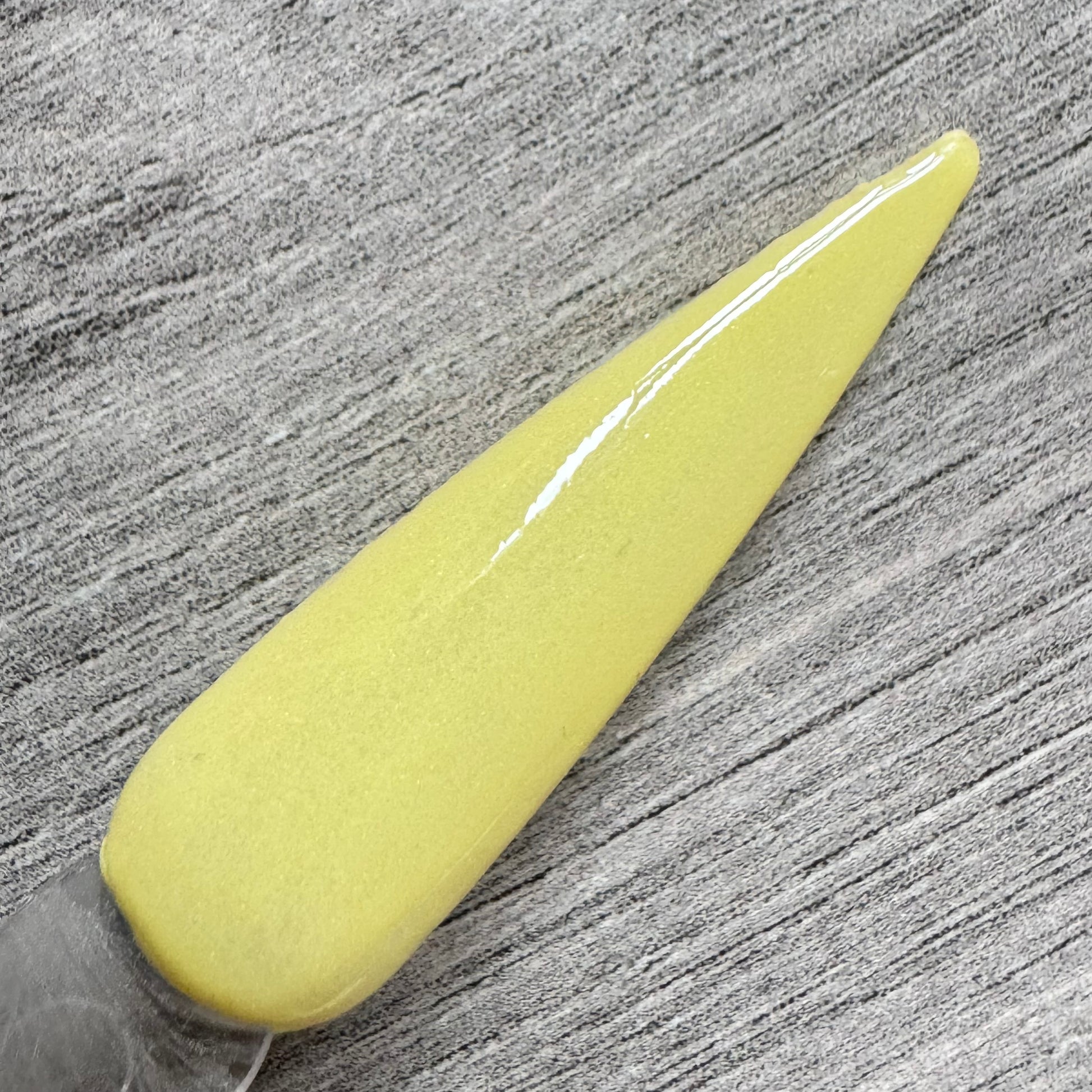 Butter yellow dip powder nail colour